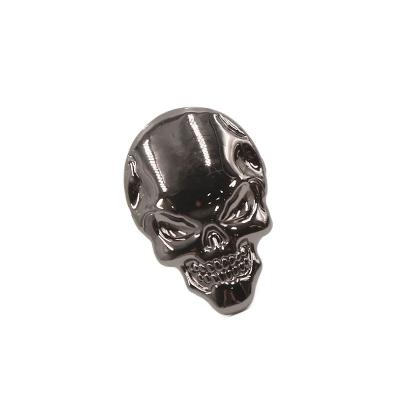Motorcycle 3D Skeleton Skull Emblem Badge Sticker