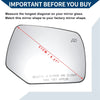 Ford Escape Heated Right Side Mirror Glass (2008-2012)