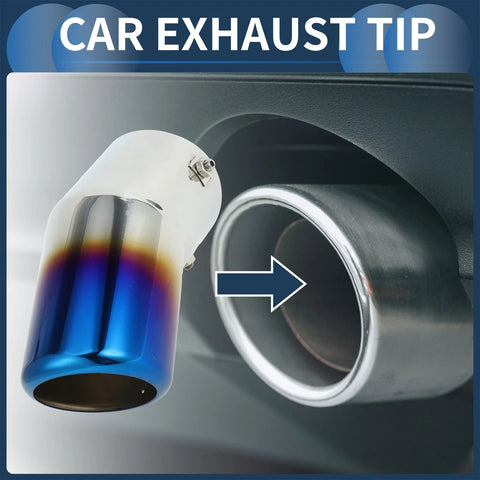Toyota Land Cruiser 1Pc Slant Exhaust Tip 3.8 Inlet Burnt Blue (2023–2024)