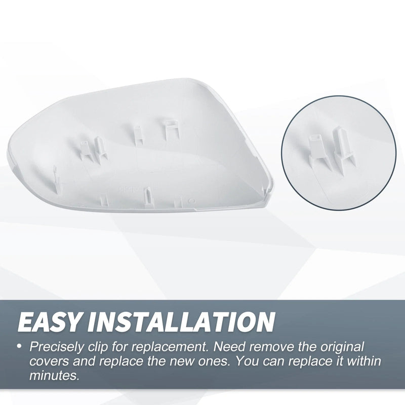 Toyota Camry Rearview Mirror Cover Cap White (2018-2021)