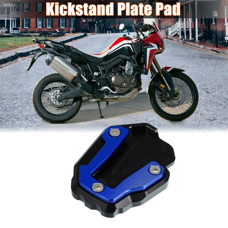 Honda CRF1000L Side Stand Kickstand Plate Pad Base Blue (2017–2020)