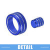 Honda Civic (2022-2023) Blue 7 x Car AC Control Switch Air Vent Knob Covers
