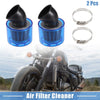 Most Motorcycles ATV 2 x Air Filter Cleaner Bent 42mm/1.65in
