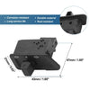 GY6 125 2 x 3 Pin Black Motorcycle Turn Signal Light Control Switch