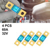 Automotive Marine Audio Video System Blue 4 x 60A 32V Bolt-on AMI Fuse