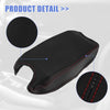 Honda HR-V (2016-2021) Black / Red Microfiber Leather Auto Armrest Cover Pad