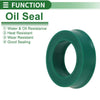 Oil Seal 22x34x10mm TPU Rotary Shaft Seal High Pressure Green 5 Pcs