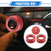 Toyota RAV4 4 Pcs Car AC Climate Control Knob Rings (2019–2023)