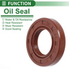 Oil Seal / 22x40x7mm / Seal Ring Rotary Shaft Seal FKM Rubber Brown 5 Pcs