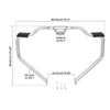 Harley Softail Fat Boy Mustache Engine Guard Crash Bar (2018-2024)