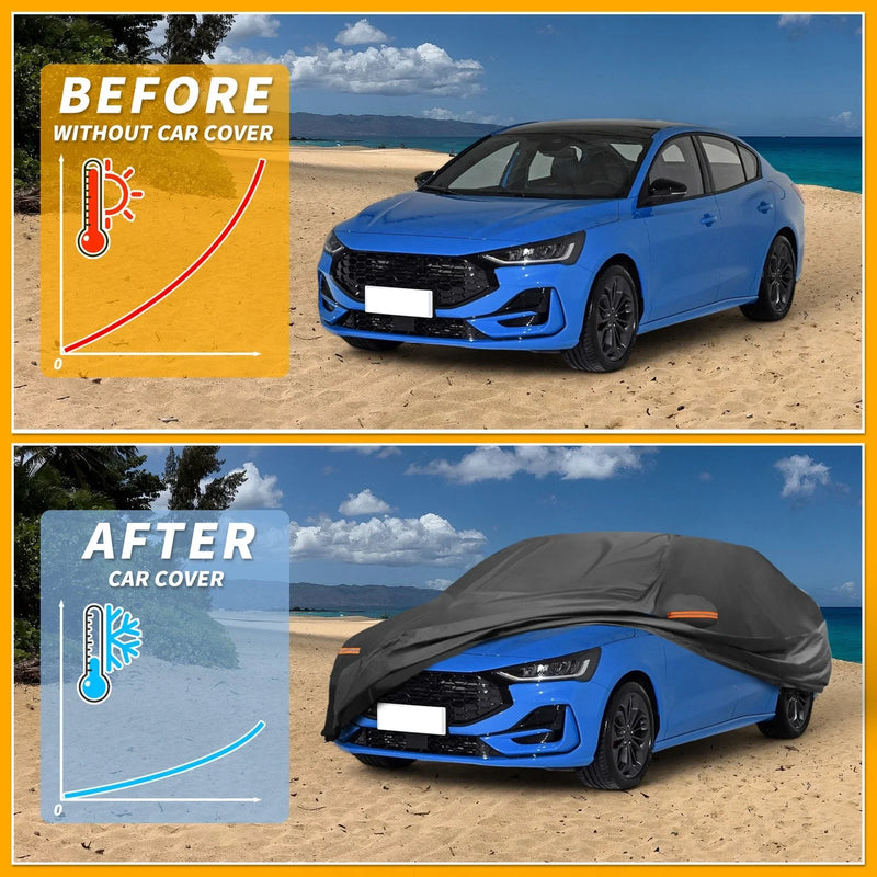 Ford Focus Sedan Waterproof All Weather Car Cover (2012-2018)