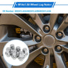 Infiniti QX56 6 Pcs M14x1.50 Wheel Lug Nuts (2011-2013)