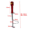 Make & Model Adjustable Non-Slip Black Motorcycle Foot Side Stand