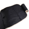 Universal Fit Beige Plush Front Car Seat Cover Mat Pad Protector