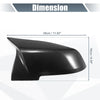 BMW F20 F22 F23 F30 F31 Rearview Mirror Cover Cap Black Carbon Fiber (2012-2019)