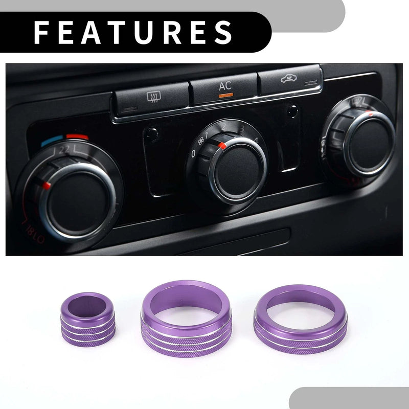Chevy Silverado 5 Pcs AC Switch Knob Cover (2022-2023)
