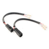 Ducati 848 1098 1198 Turn Signal 2-Wire Connector Harness w/Sleeve