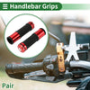 Motorcycle Aluminum Alloy Black 7/8" 22mm Hand Grips Cover