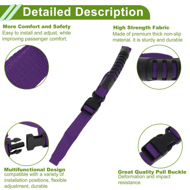 Jeep Wrangler JL Purple Roll Bar Grab Handles (2018-2024)