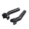 Harley Softail Sportster 6" CNC Pullback Handlebar Risers Black
