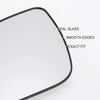 KIA Rio Left Side Heated White Mirror Glass (2010-2012)