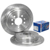 Falcon EF EL XR6 XR8 Rear Slotted Drilled Brake Rotors + Pads