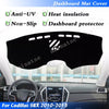 Cadillac SRX 2010-2013 Black Dashboard Cover Sun Visor Pad Dashmat