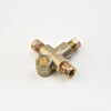 Metric M10-3 / 16 Pipe 10mm 3 Way Brake T Piece Tee / 3 Nuts /