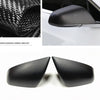 Tesla Model S Matte Black Carbon Fiber Mirror Covers (2012-2020)