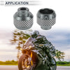 Motorcycle Slider Frame 14mm Aluminum Alloy Carbon Fiber Titanium Tone 2 x
