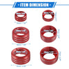 Toyota 4Runner (2010-2022) Red 5 Pcs AC Climate Control Knob Rings