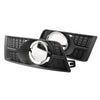 Cadillac SRX Black Front Fog Light Lamp Covers (2010-2016)