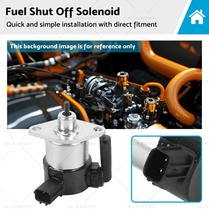 Kubota Fuel Shut Off Solenoid (1C010-60015, 1C010-60016, 1C010-60017)