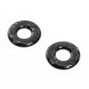 Dodge Challenger Real Carbon Fiber Interior Door Lock Pin Ring Trims (2008-2014)
