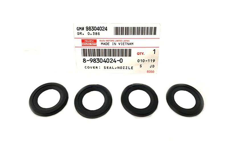 Isuzu Dmax MU-X 1.9L 4 x Nozzle Seal Covers (2016-2023)