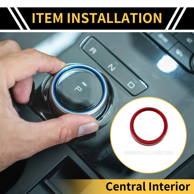 Ford Maverick (2022) - Red 1 x Pc Gear Shift Control Knob Cover Ring