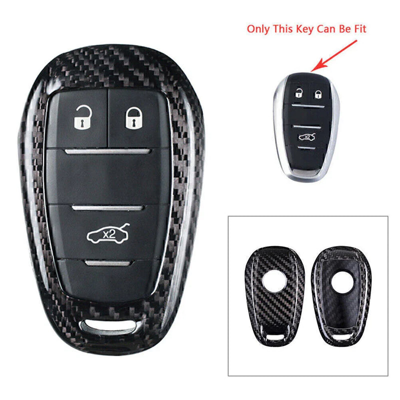 Alfa Romeo Giulia Stelvio Carbon Fiber Key Shell Cover (2017-2023)