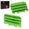 Kawasaki KX125 / KX250 New Green 2 x Radiator Guards (1994–2004)