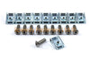 10 x Panneau Attaches C Clips Flèche Pince & Inox Boulons Tête de Fourche