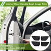 Nissan Rogue (2021-2025) Black Interior Door Handle Bowl Cover Trim