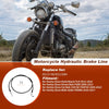Harley Dyna Switchback Black 56In Hydraulic Front Brake Line Kit