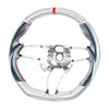 Porsche 911, 718, Boxster, Cayman, Macan Silver Carbon Steering Wheel (2016-2023)