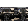 Fiat 500L 2014-2017 Soft Carbon Fiber Console Dashboard Panel Cover Trim Kit