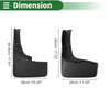 Ford Ranger T8 / T9 Mud Flaps Splash Guards (2019-2023)