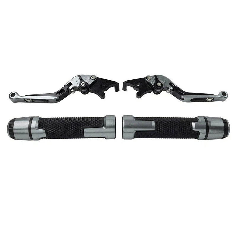 Yamaha YZF R1 R6 Titanium Extendable Brake Clutch Lever Grip Set
