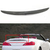 Infiniti G37 REAL Carbon Fiber Trunk Hatch Handle Lid Garnish Cover