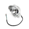 Motorcycle Scooter 2 x Chrome 4.5" Dia Fog Light Lamp Yellow