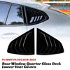BMW X4 G02 Vent Covers Premium Gloss Black Rear Window Quarter (2018–2024)