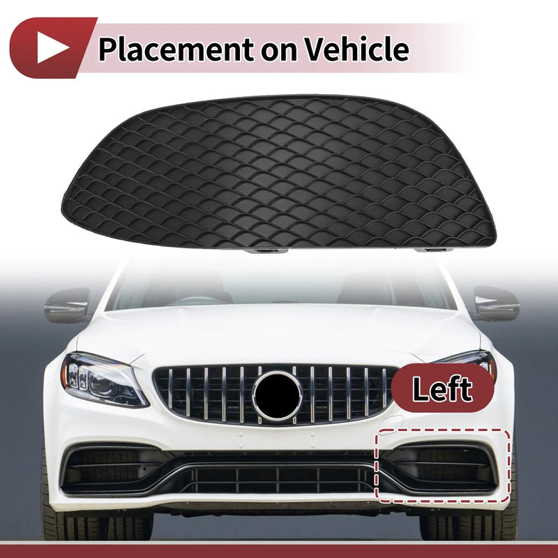 Mercedes-Benz C300 Front Left Fog Light Grill (2015-2016)