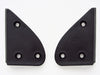 1986-1997 Nissan Navara D21 Hardbody Mirror Base Covers (2 x)